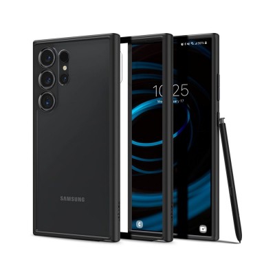 Husa Samsung Galaxy S24 Ultra, Spigen Ultra Hybrid, Matte Black